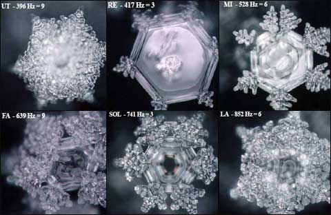 solfeggio frequenzen wasser kristalle